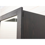 Shaker Oak Wood Black Revolving Jewelry & Shoe Tower | EB