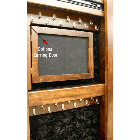 Shaker Quarter Sawn White Oak Wood Revolving Jewelry & Shoe Tower | MC