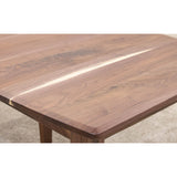 Classic Shaker Walnut Wood Extending Dining Table | NAT