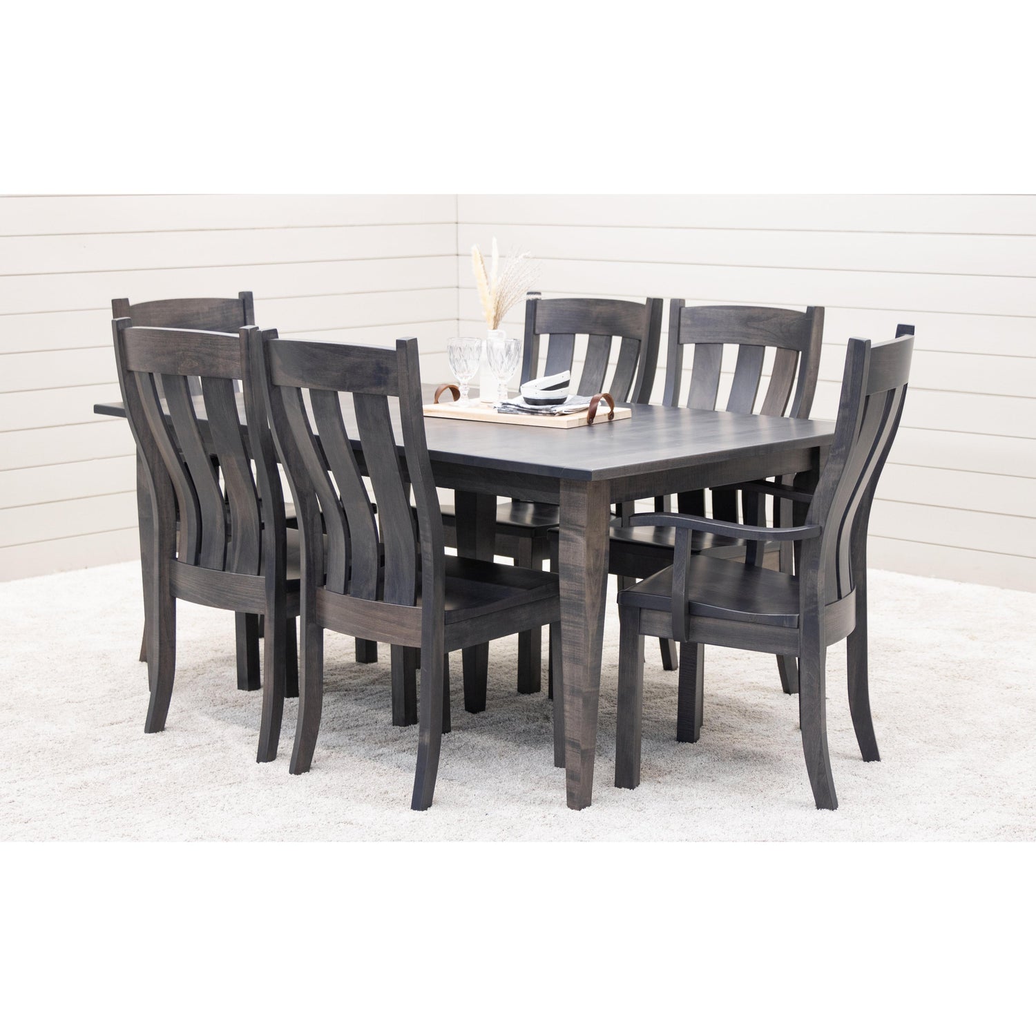 Shaker Mid Century Maple Wood Dining Table | GS