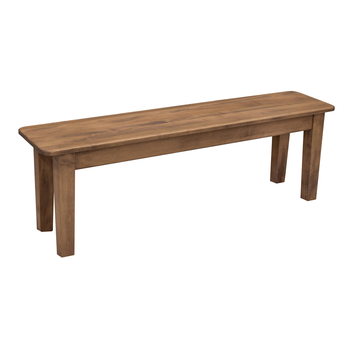 Shaker Leg Maple Wood Dining Bench | CO