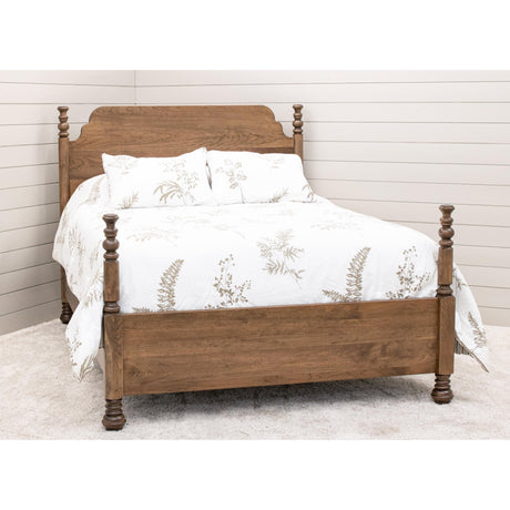 Augustine Queen Cherry Wood Four Poster Bed | CO