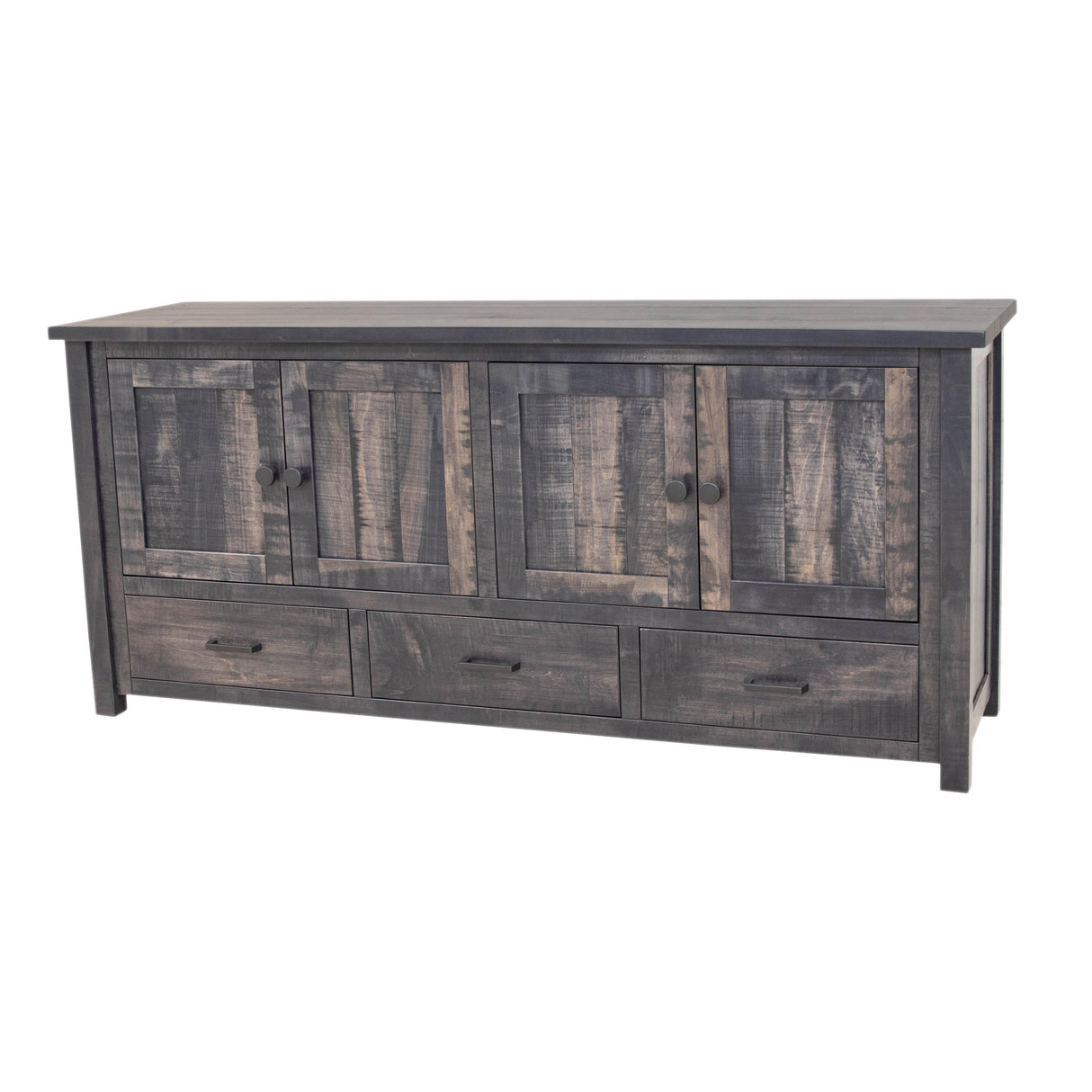 Arcadia 72" Maple Wood 4-Door TV Console | GS