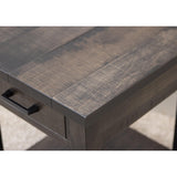 Arcadia Maple Wood Large Square Open End Table | DK