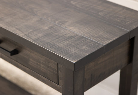 Arcadia Maple Wood Large Square Open End Table | DK