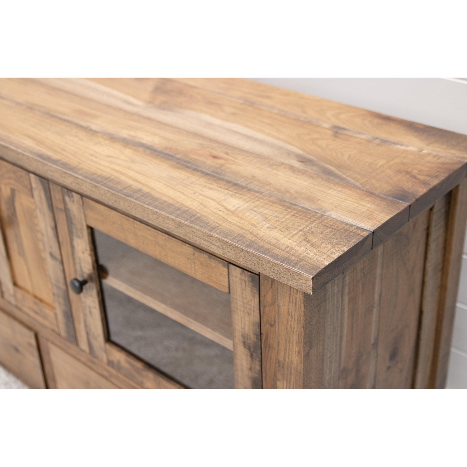 Arcadia 60" Hickory Wood TV Console | CO