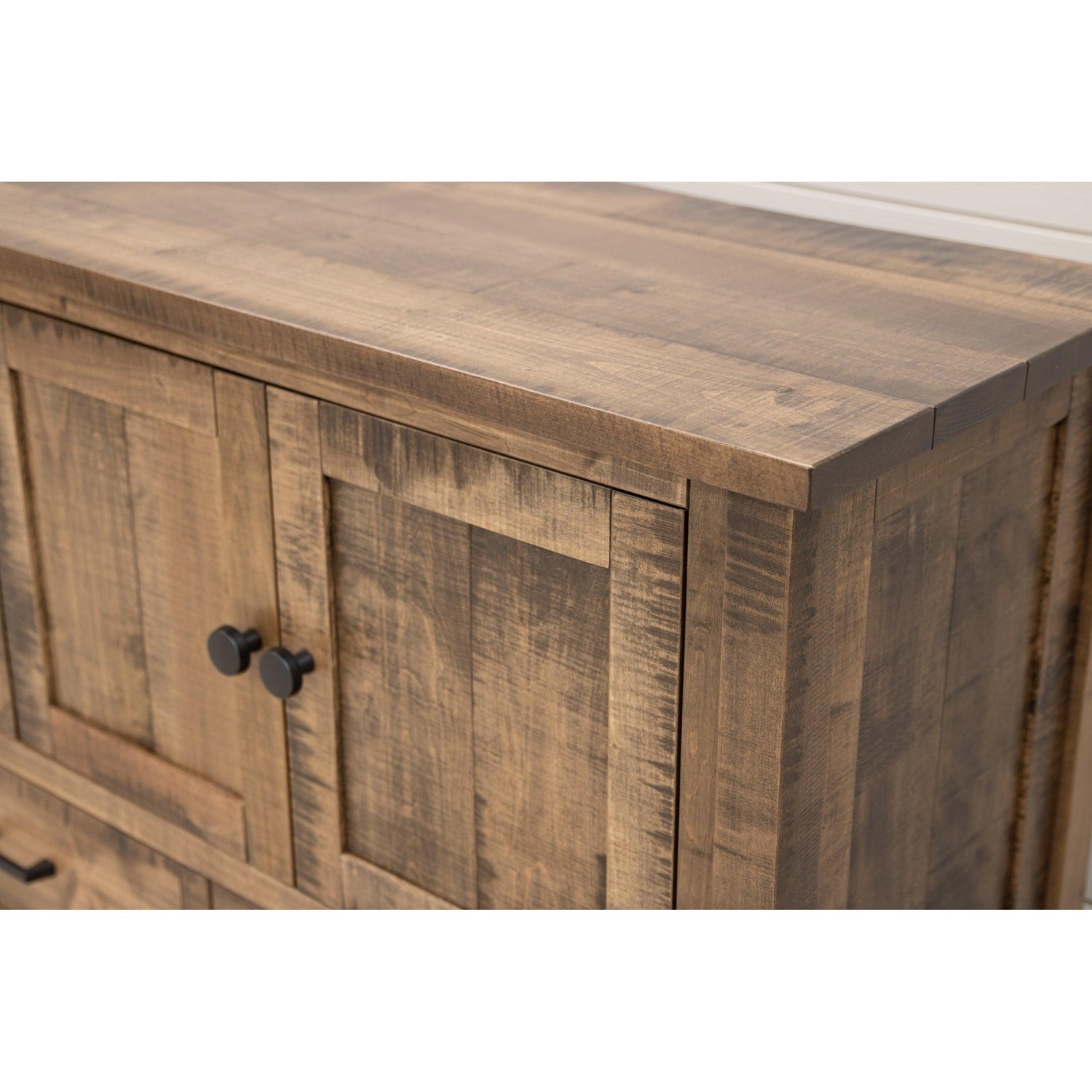 Arcadia 72" Maple Wood 4-Door TV Console | CO