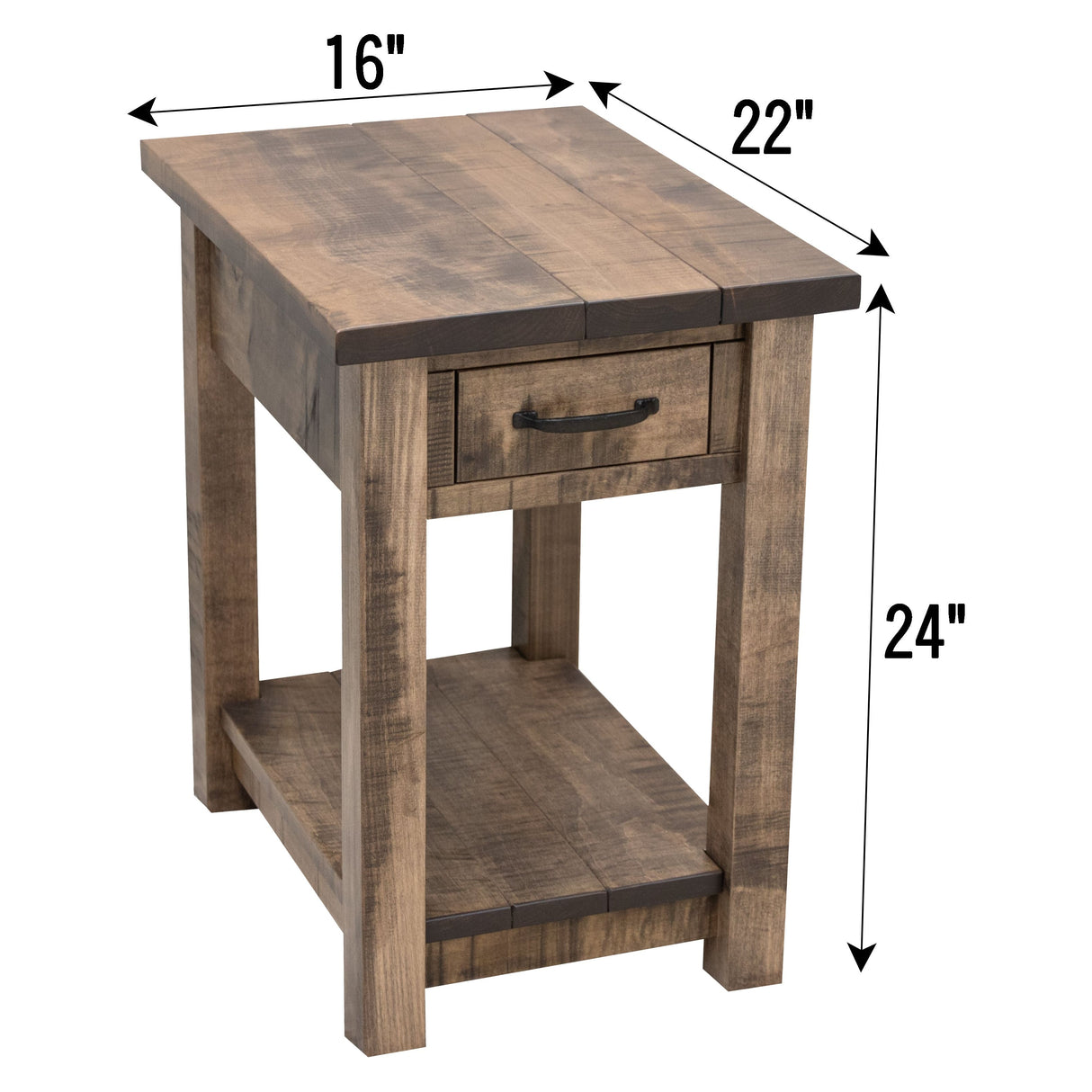 Arcadia Small Rectangle Open End Table