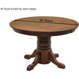 Traditional Round Dining Table