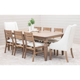 Classic Turned Cam Leg Maple Wood Extending Dining Table | WB
