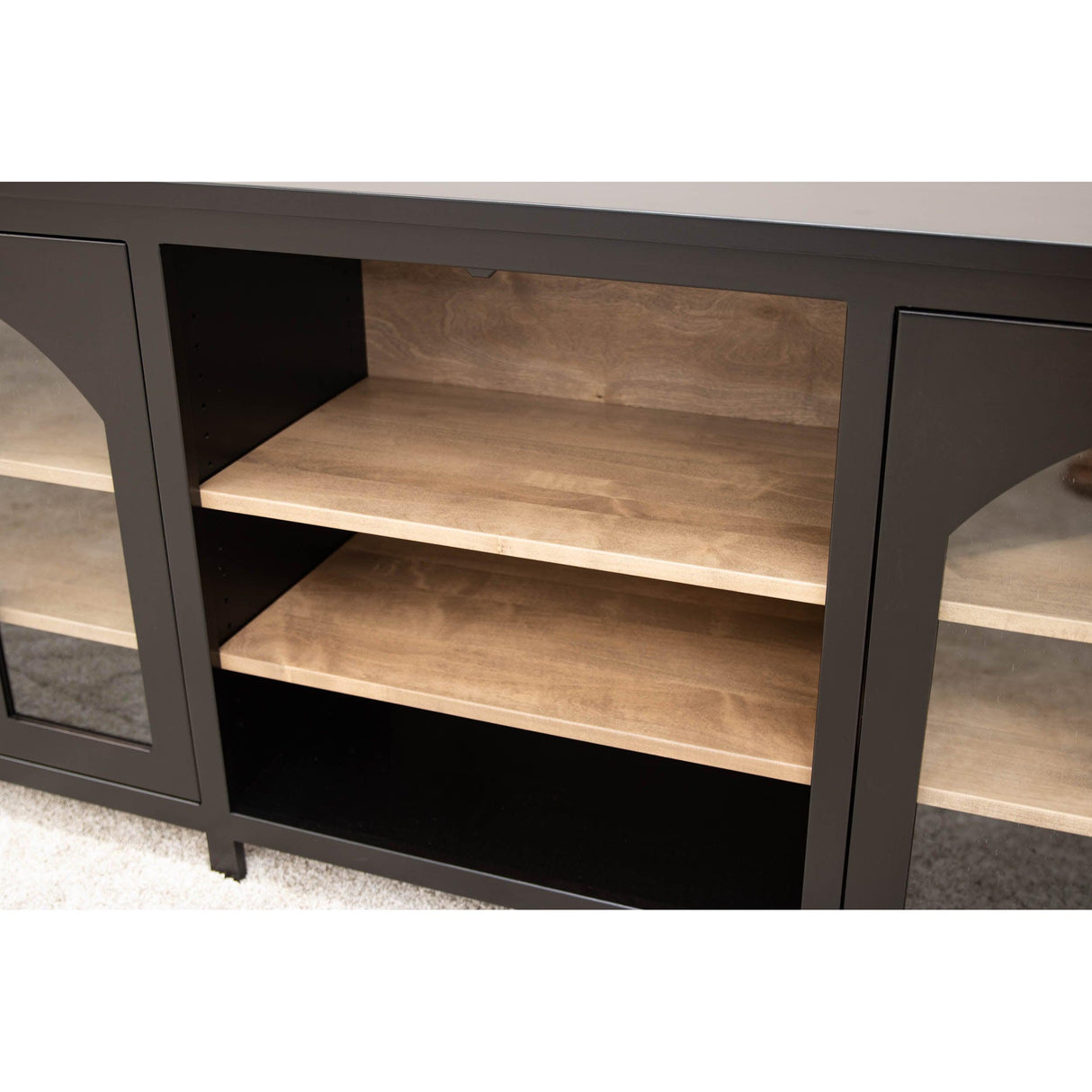 Tuscany Black & Wood TV Console | M-EB&WB