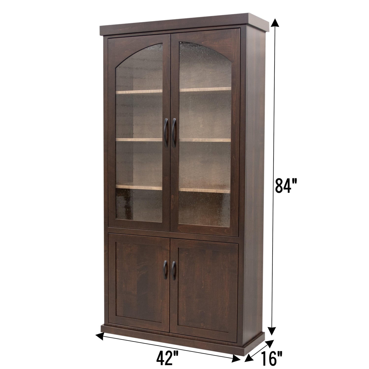 Tuscany Black & Wood Display Cabinet | M-RT&WB