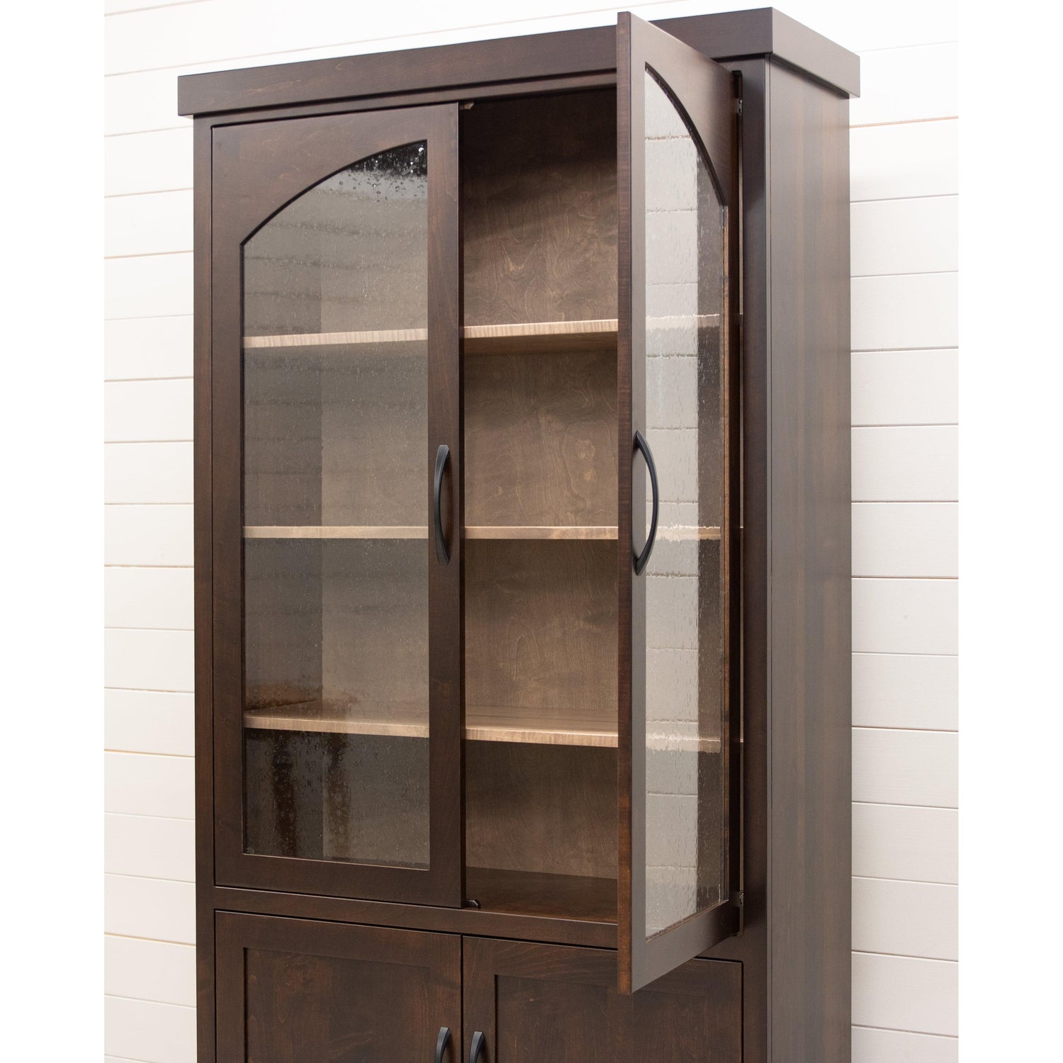 Tuscany Black & Wood Display Cabinet | M-RT&WB