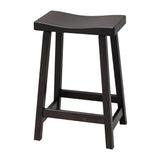 Urban 24" Black Maple Wood Bar Stool | EB