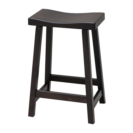 Urban 24" Black Maple Wood Bar Stool | EB