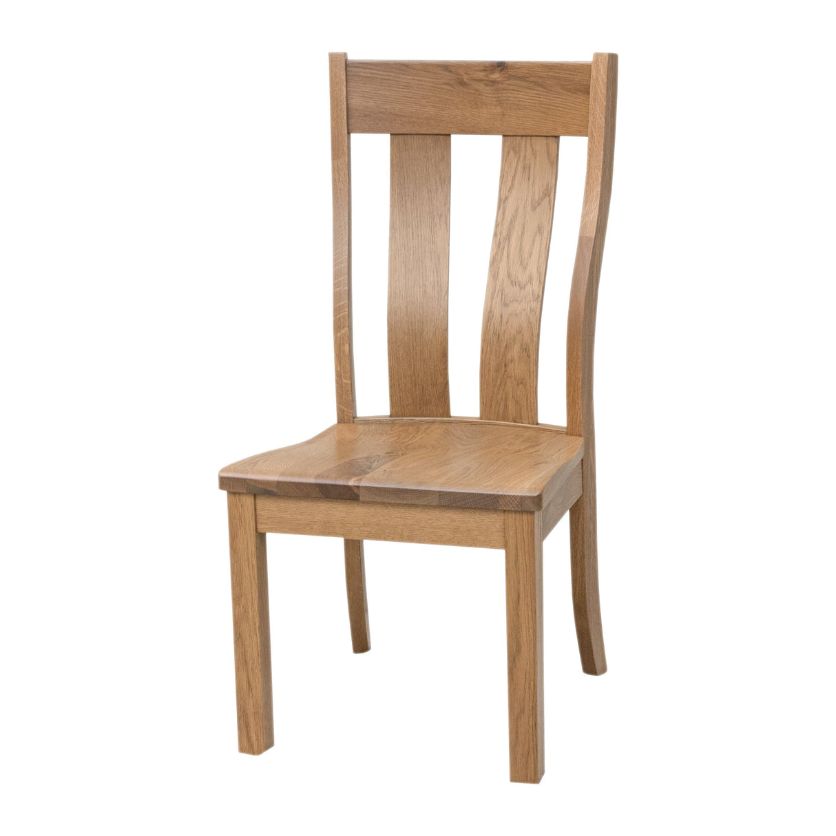 Shaker Hill Trestle White Oak Dining Set for 6 with Chairs