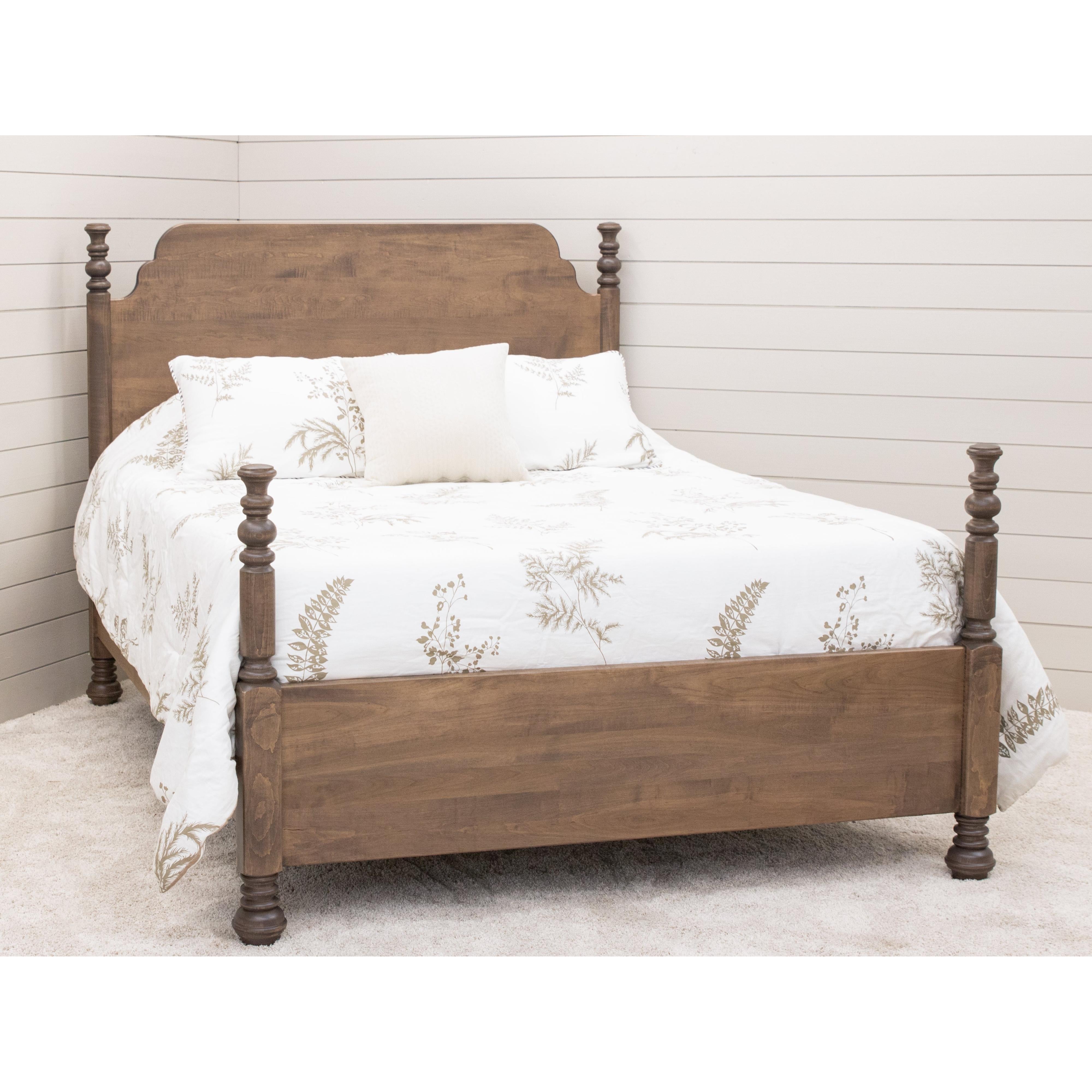 Upstate Amish Furniture Gallery Augustine Four Poster Bed - Thumbnail 4