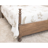 Augustine King Maple Wood Four Poster Bed | WB