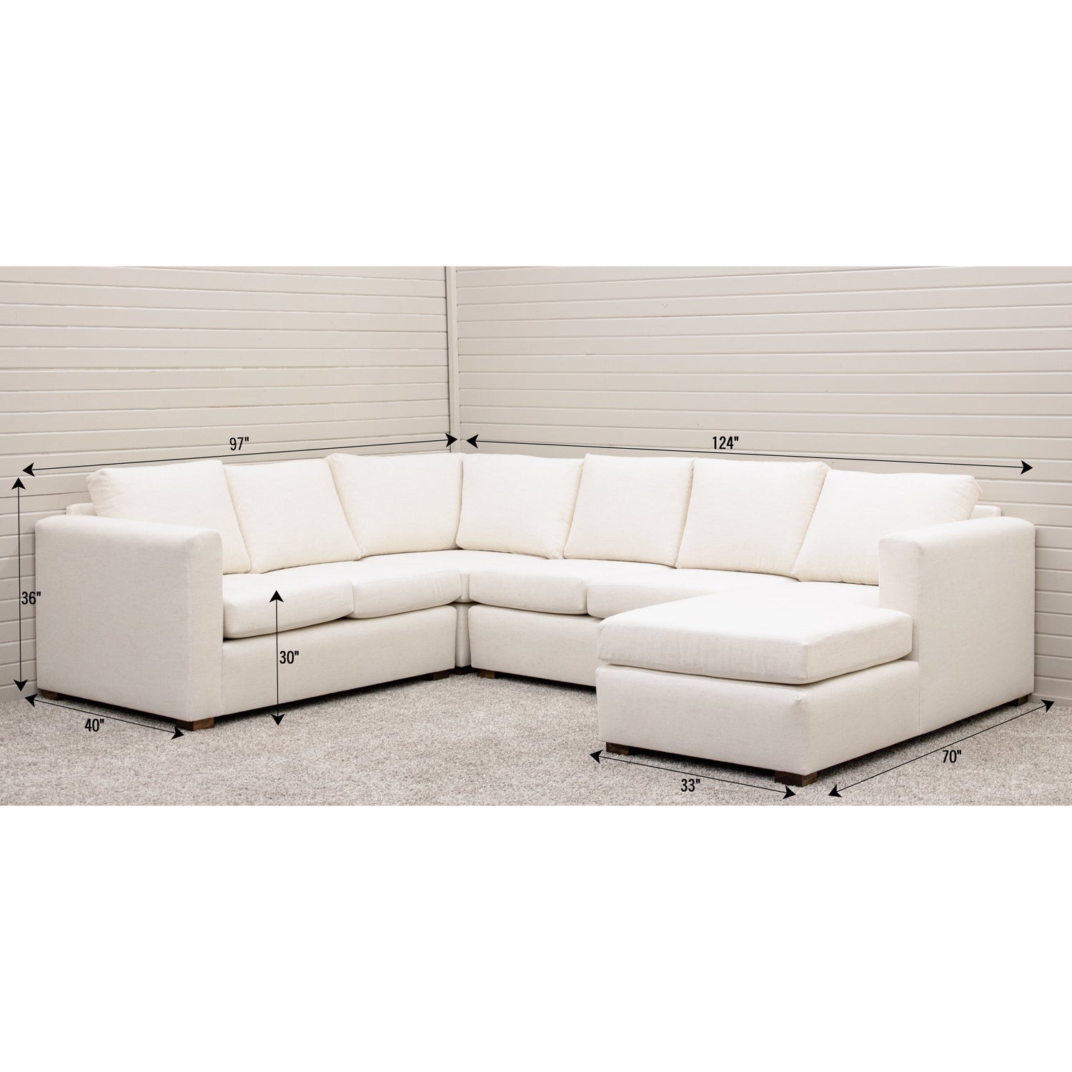 Westbrook Stationary Sectional with Chaise