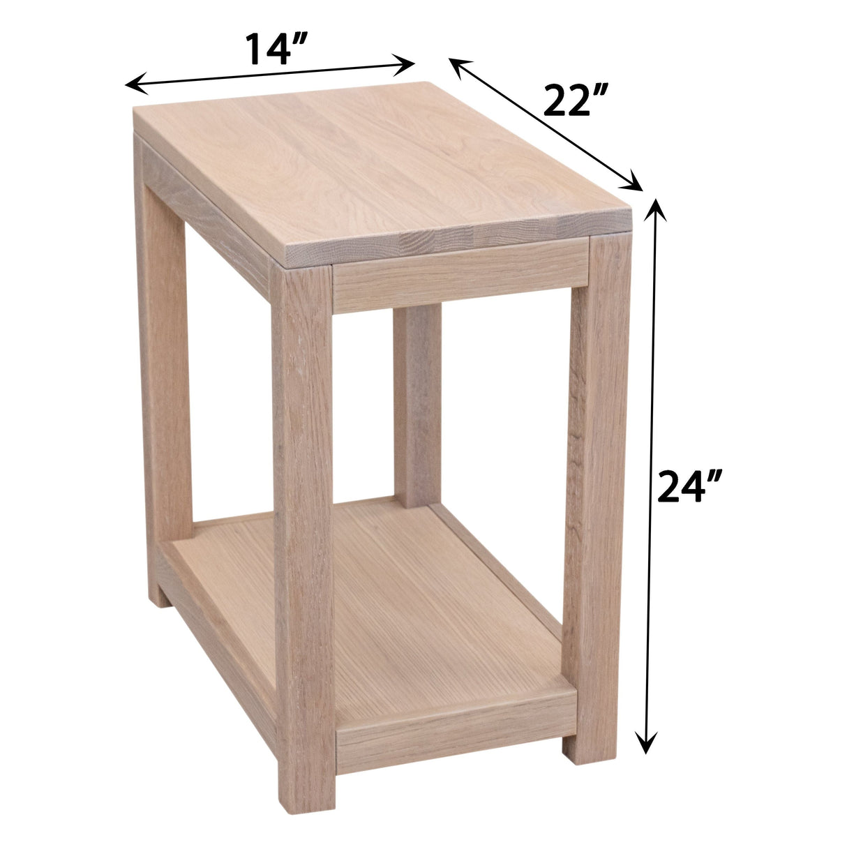 Westbrook Small Rectangle Open End Table