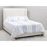 Katelyn King White Upholstered Bed | C22-12