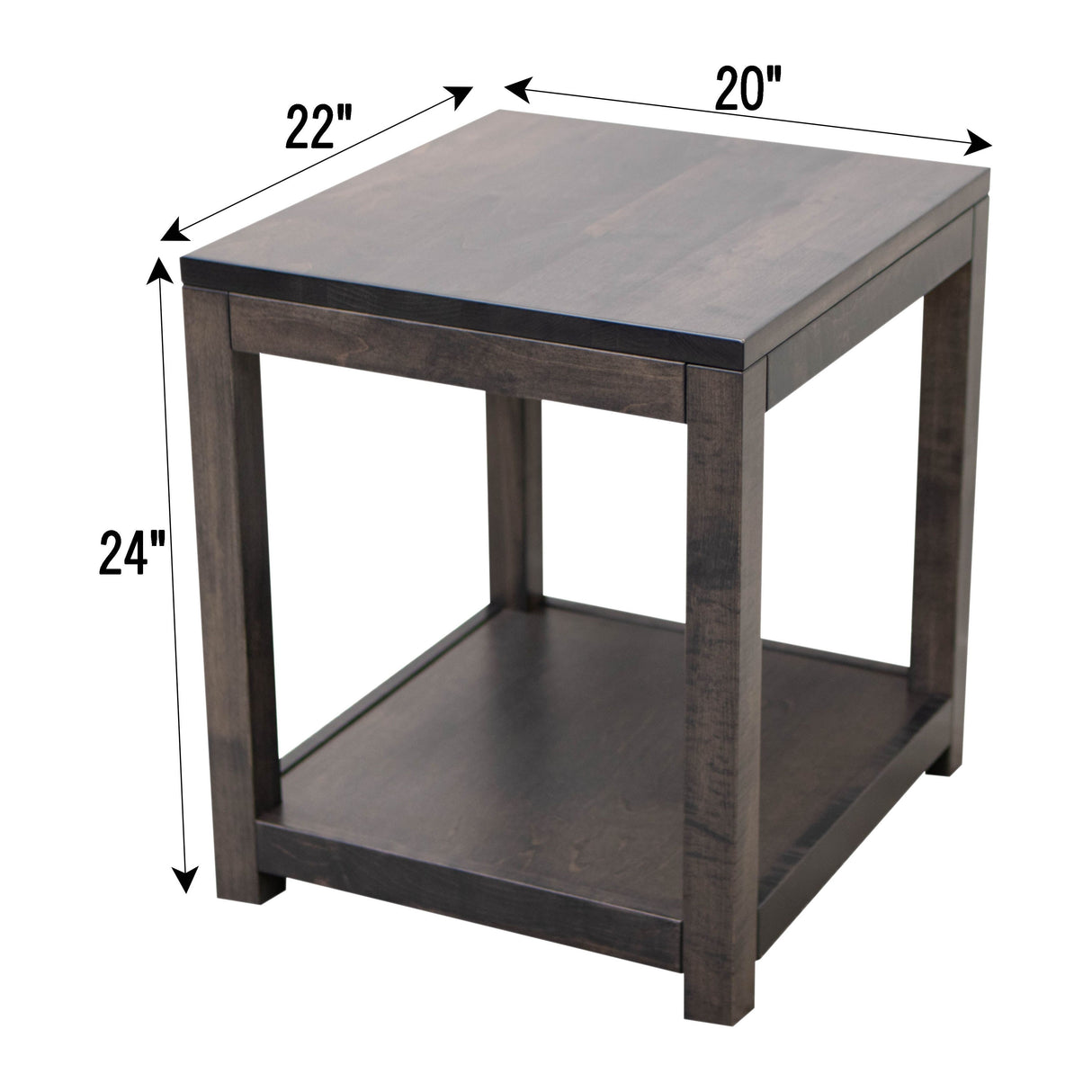Westbrook Large Square Open End Table