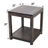 Westbrook Large Square Open End Table