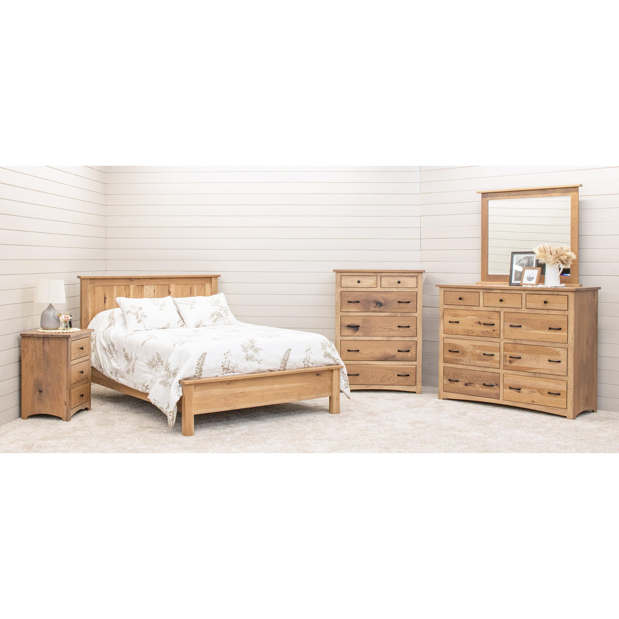 Weston Wood Panel Bed