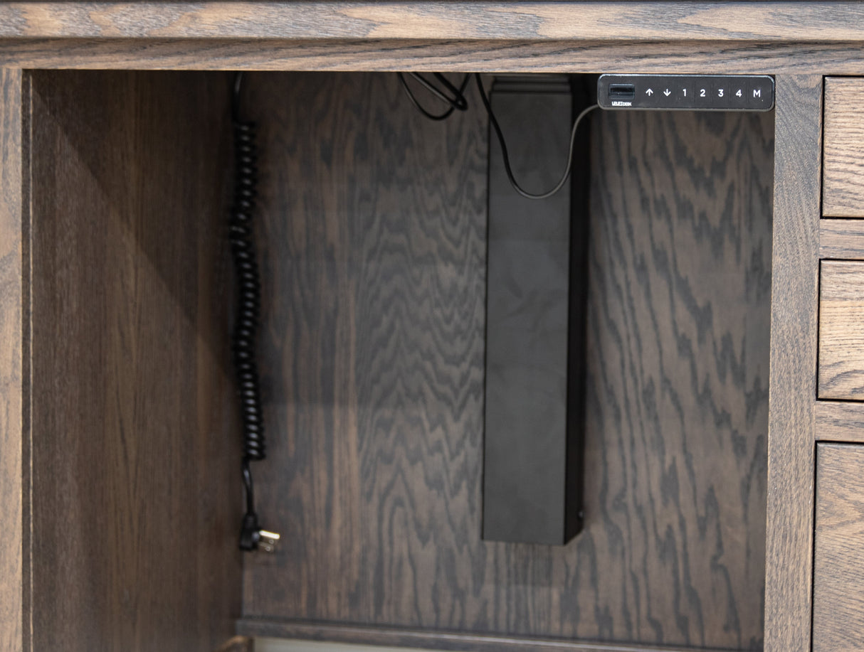 Weston Adjustable Standing Desk with Drawers