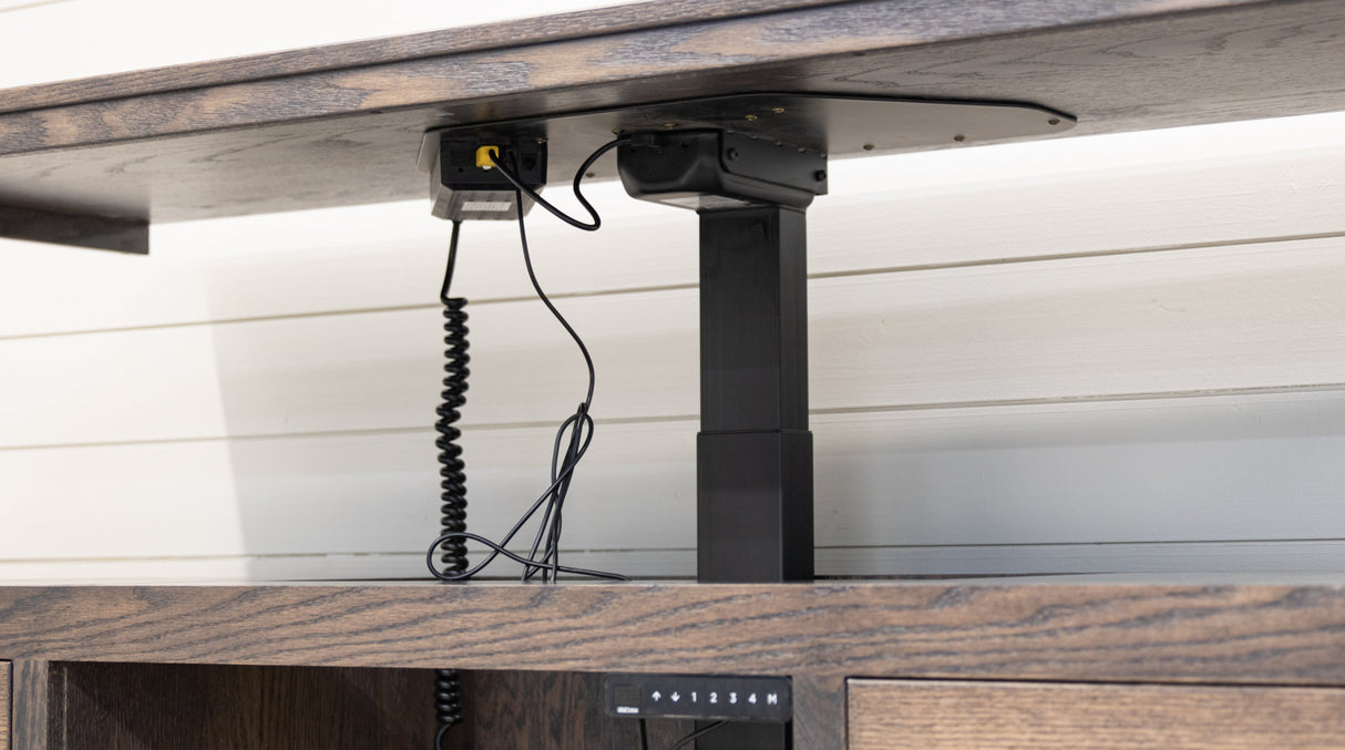 Weston Adjustable Standing Desk with Drawers