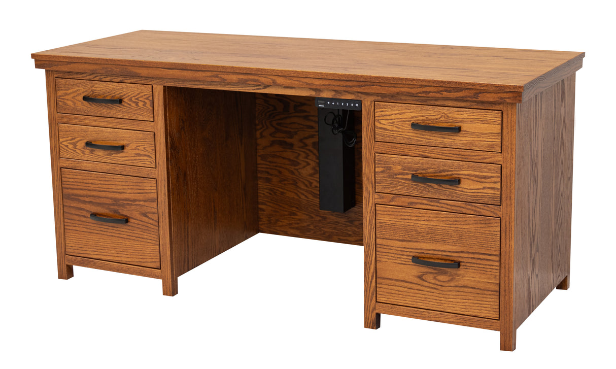 Weston Adjustable Standing Desk with Drawers
