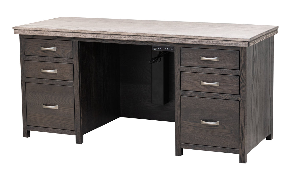 Weston Adjustable Standing Desk with Drawers