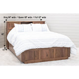 Weston Storage Headboard & Platform Drawer Bed