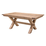 Wooden X Maple Wood Trestle Dining Table | WB